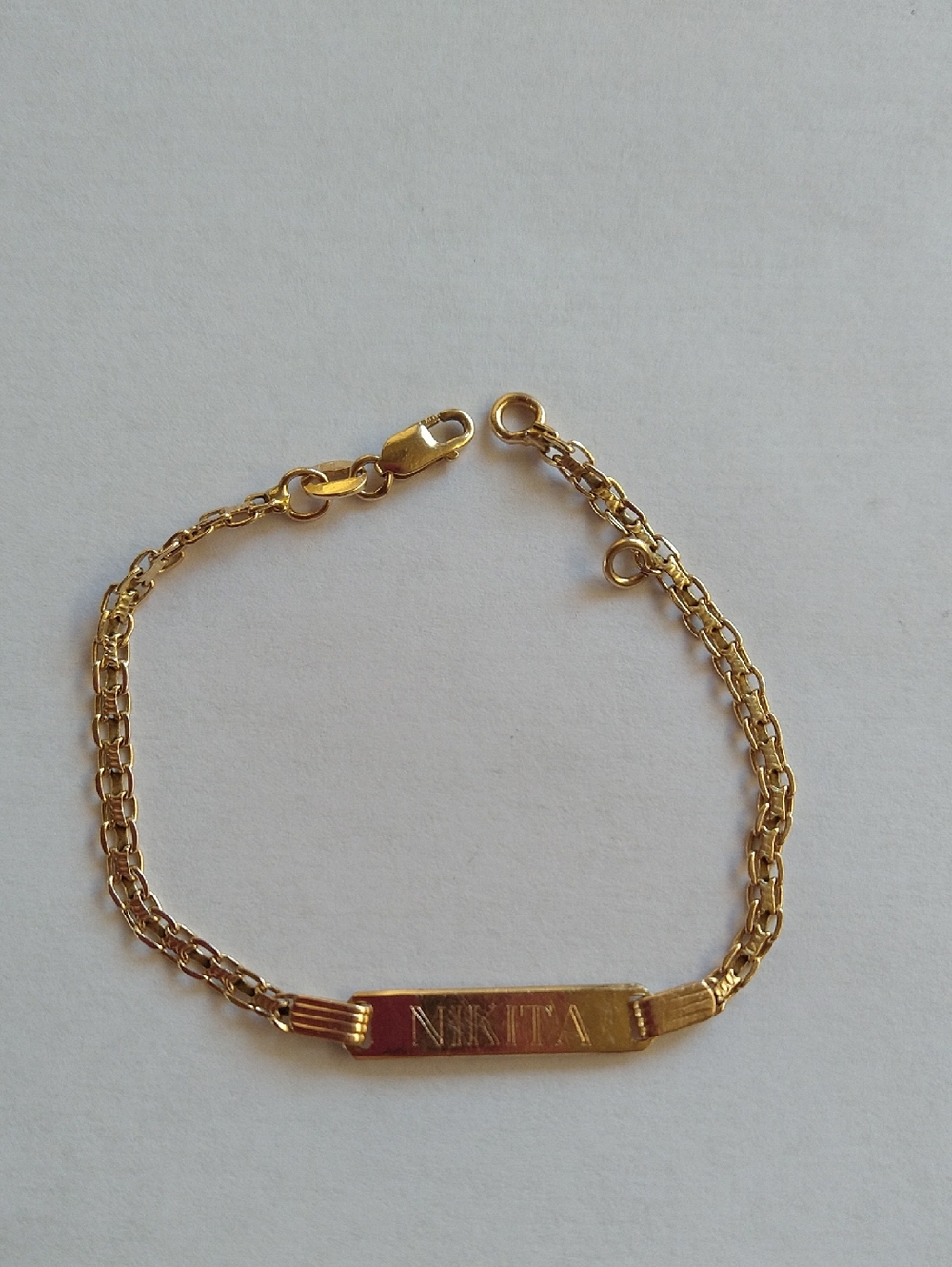 14K Italian Gold Toddler Bracelet